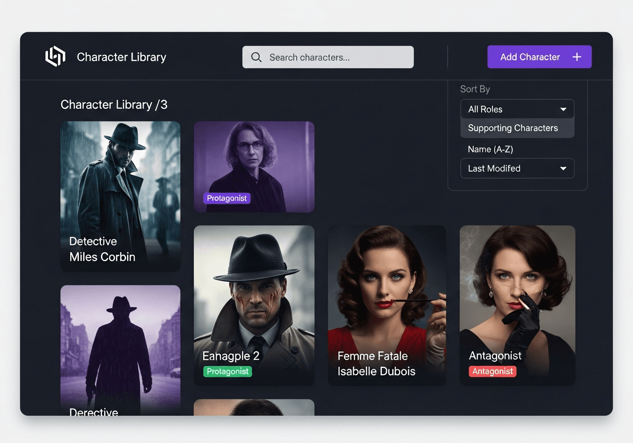 AI Character Library
